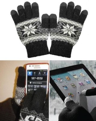 Pair of Super Soft Merino Wool Touch Screen Gloves