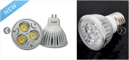 4-Pack of 50,000 Hour Lifespan LED Light Bulbs