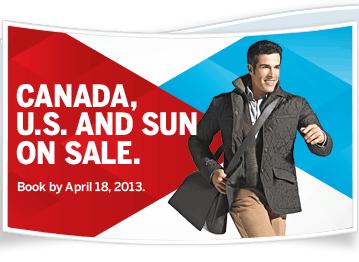Air Canada Canada, US and Sun Destination Seat Sale (Book by Apr 18)