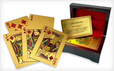 Gold-Plated Playing Cards