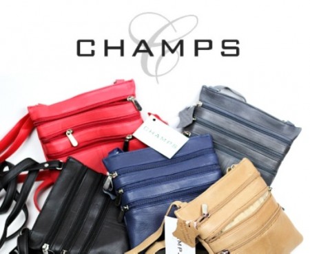 Champs Leather Cross Body Bag