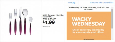 IKEA - Calgary Wacky Wednesday Deal of the Day (June 17) B