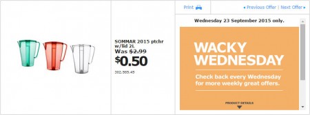 IKEA - Calgary Wacky Wednesday Deal of the Day (Sept 23) A