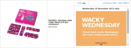 IKEA - Calgary Wacky Wednesday Deal of the Day (Nov 18) B