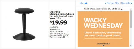 IKEA - Calgary Wacky Wednesday Deal of the Day (June 29) A